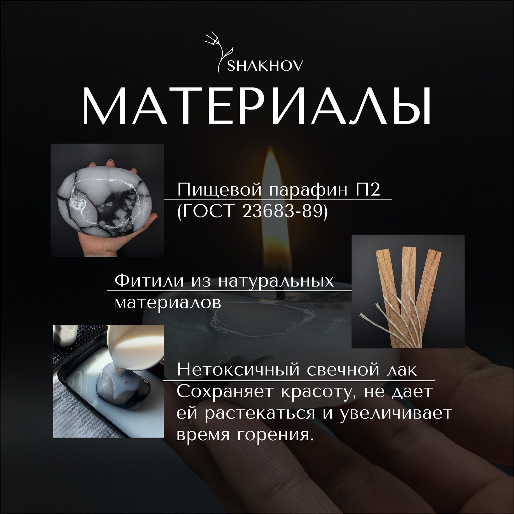 Материалы для изготовления свечей